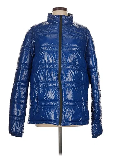 Pre-owned Michael Michael Kors Snow Jacket In Blue