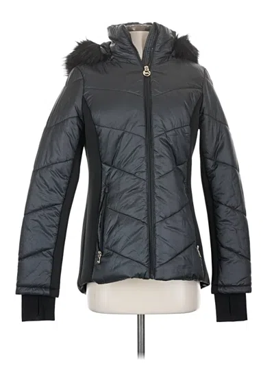 Pre-owned Michael Michael Kors Snow Jacket In Gray