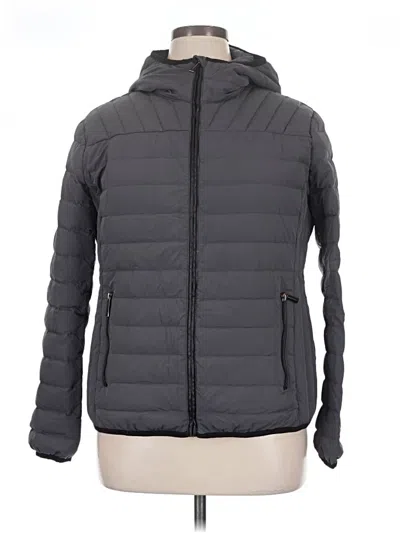 Pre-owned Michael Michael Kors Snow Jacket In Gray