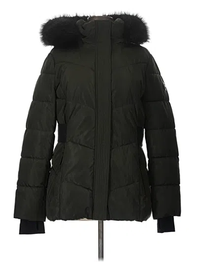 Pre-owned Michael Michael Kors Snow Jacket In Green