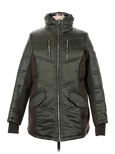 Pre-owned Michael Michael Kors Snow Jacket In Green
