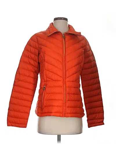 Pre-owned Michael Michael Kors Snow Jacket In Orange