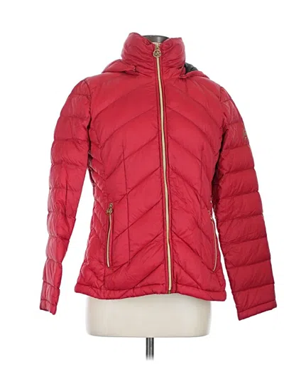 Pre-owned Michael Michael Kors Snow Jacket In Red