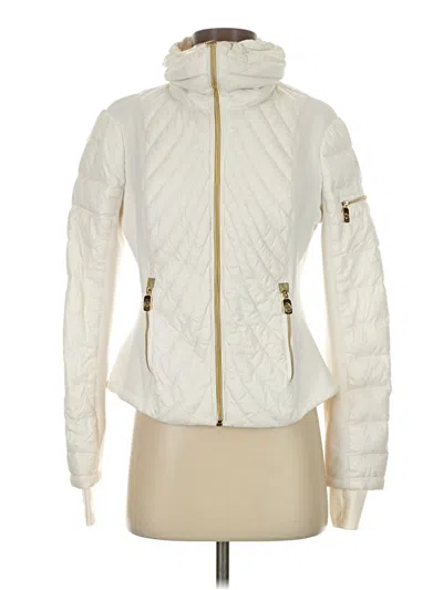 Pre-owned Michael Michael Kors Snow Jacket In White