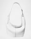 Michael Michael Kors Sonny Leather Shoulder Bag In Optic Whit