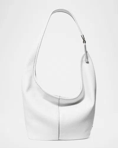 Michael Michael Kors Sonny Leather Shoulder Bag In Optic Whit