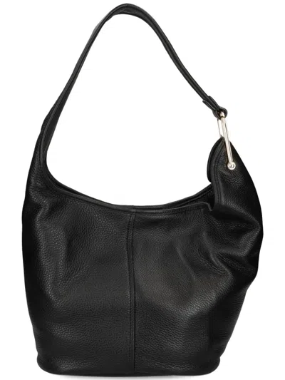 Michael Michael Kors Sony Magnetic Fastened Medium Shoulder Bag In Black