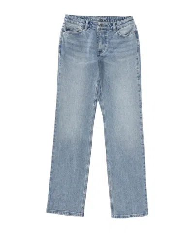 Michael Michael Kors Stretch Denim Cigarette Jeans In Blue