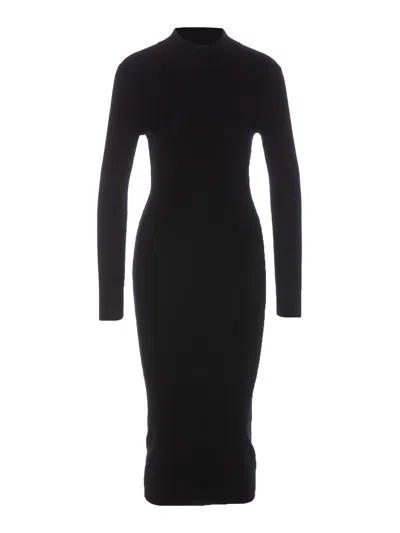MICHAEL MICHAEL KORS STRETCH DRESS MIXED WOOL