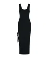 Michael Michael Kors Stretch Wool Blend Camisole Dress In Black