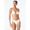 Michael Michael Kors String Bikini Top In White
