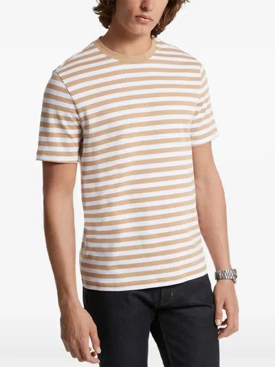 Michael Michael Kors Striped T-shirt In Multi