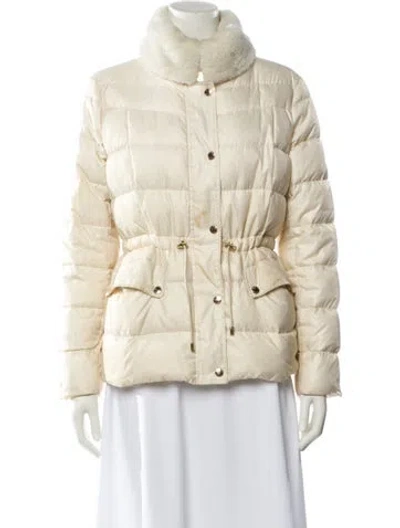 Pre-owned Michael Michael Kors Striped Utility Jacket In Neutral