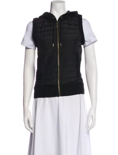 Pre-owned Michael Michael Kors Striped Vest In Black