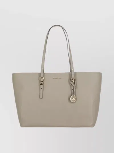 Michael Michael Kors Structured Leather Shoulder Bag And Handles
