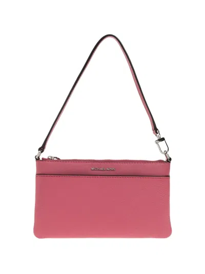 Michael Michael Kors Studded Leather Crossbody Bag In Pink