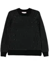 Michael Michael Kors Studed Sweater In Schwarz