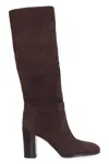 Michael Michael Kors Luella Suede Knee High Boots In Brown
