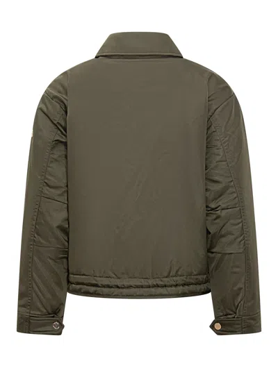 Michael Michael Kors Stylish Down Jacket With Front Pockets In Green