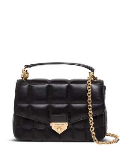 Michael Michael Kors Stylish Quilted Leather Handbag For Women In Black