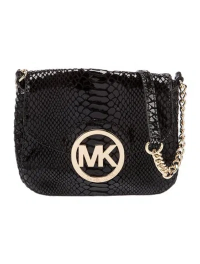 Pre-owned Michael Michael Kors Suede Clutch In Black