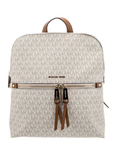 Pre-owned Michael Michael Kors Suitcase In Neutral