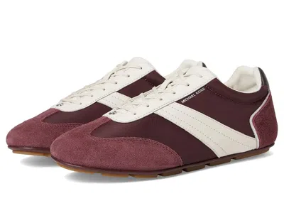 Michael Michael Kors Susie Sneaker In Burgundy