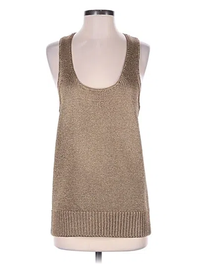Pre-owned Michael Michael Kors Sweater Vest In Gold