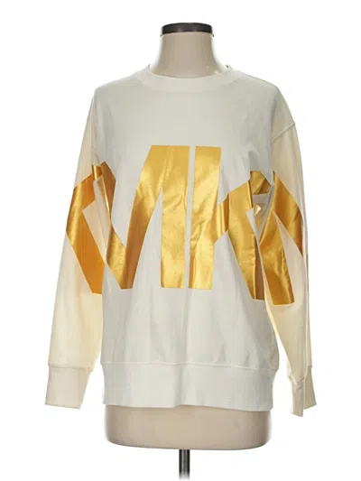 Pre-owned Michael Michael Kors Sweatshirt In Ivory