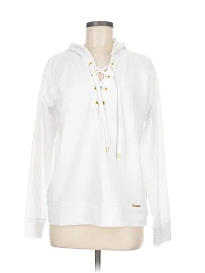 Pre-owned Michael Michael Kors Sweatshirt In White