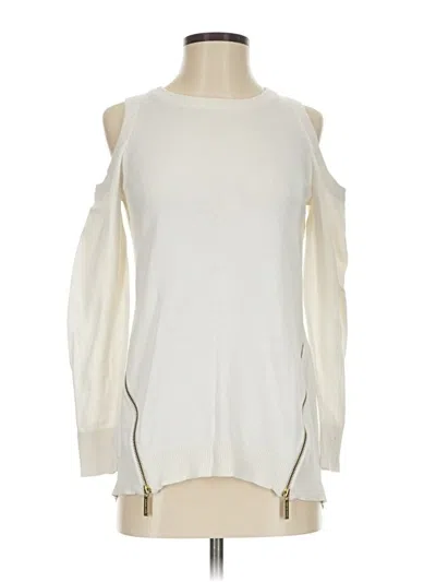 Pre-owned Michael Michael Kors Sweatshirt In White