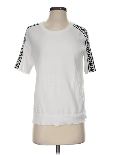 Pre-owned Michael Michael Kors Sweatshirt In White