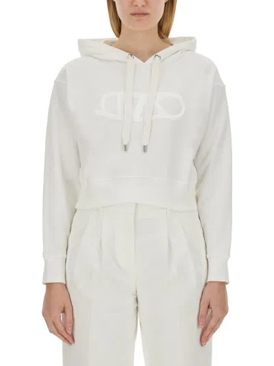 Michael Michael Kors Sweatshirt With Logo In White