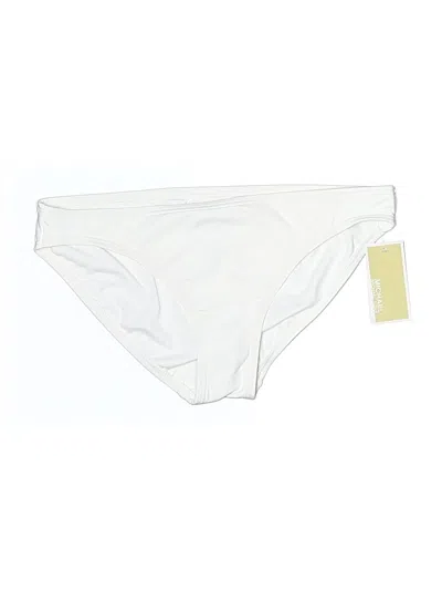 Pre-owned Michael Michael Kors Swimsuit Bottoms In White