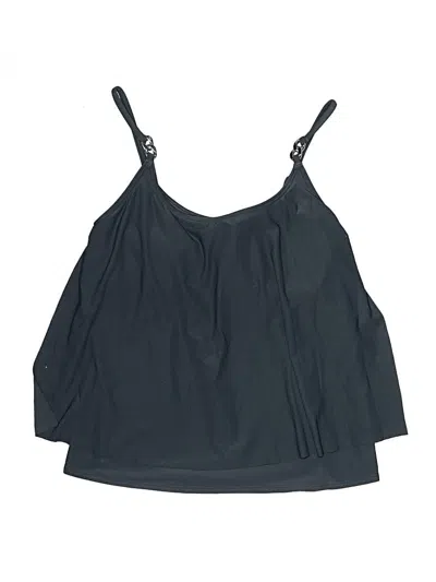 Pre-owned Michael Michael Kors Swimsuit Top Black Swimwear