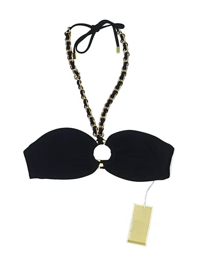 Pre-owned Michael Michael Kors Swimsuit Top Black Swimwear