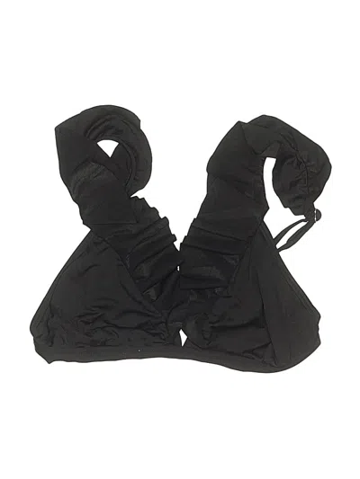 Pre-owned Michael Michael Kors Swimsuit Top Black Swimwear