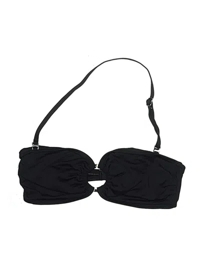 Pre-owned Michael Michael Kors Swimsuit Top Black Swimwear