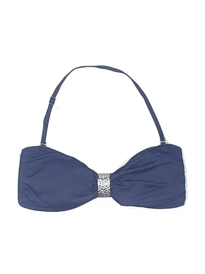 Pre-owned Michael Michael Kors Swimsuit Top Blue Swimwear