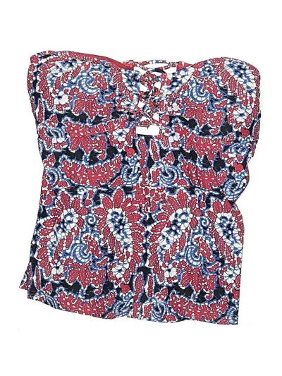 Pre-owned Michael Michael Kors Swimsuit Top Blue Swimwear