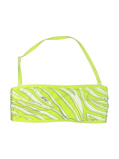 Pre-owned Michael Michael Kors Swimsuit Top Green Swimwear