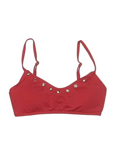 Pre-owned Michael Michael Kors Swimsuit Top Red Swimwear