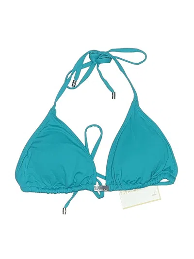 Michael Michael Kors Swimsuit Top Teal Swimwear