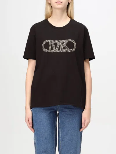 Michael Michael Kors T-shirt  Woman Color Black In Schwarz
