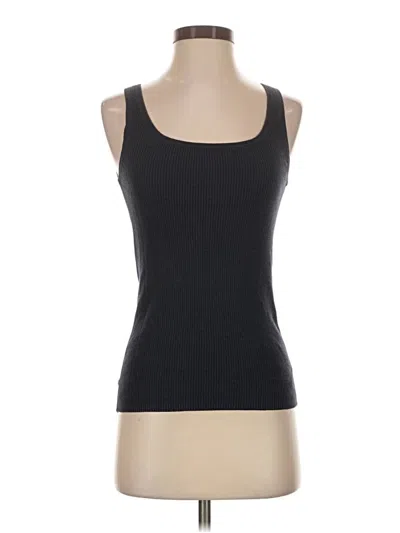 Pre-owned Michael Michael Kors Tank Top Black Square Neckline Tops