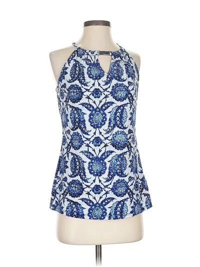 Pre-owned Michael Michael Kors Tank Top Blue Halter Neckline Tops