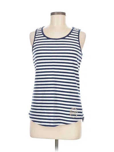 Pre-owned Michael Michael Kors Tank Top Blue Halter Neckline Tops