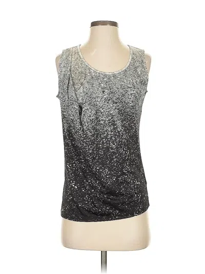 Pre-owned Michael Michael Kors Tank Top Silver Strapless Neckline Tops