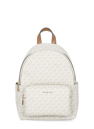 Michael Michael Kors Tanner Backpack In White