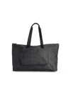 Michael Michael Kors 'tanner' Large Reversible And Foldable Tote Bag In Black Polyester